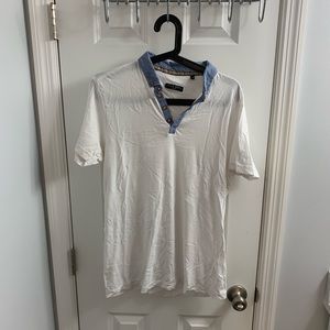 Men’s Brave Soul Contrast Polo Size M